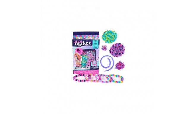 Cool Maker , Stack’d Heishi Expansion Pack Bead Kit, Bracelet Making Kit with over 1300 Beads for Br