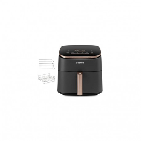 Cosori Turbo Blaze Chef Edition Single 6 L Stand-alone 1725 W Hot air fryer Black, Pink gold