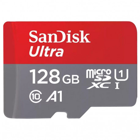 Sandisk mälukaart Ultra microSDXC-SD-adapter kaasas 128GB