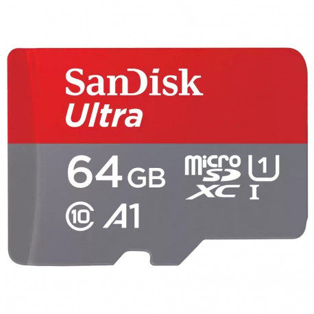 "CARD SanDisk Ultra - Flash-Speicherkarte (microSDXC-an-SD-Adapter inbegriffen) - 64 GB"