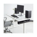 "LogiLink Management Führungstablett zur Untertischmontage 600 x 76 x 114mm Schwarz"
