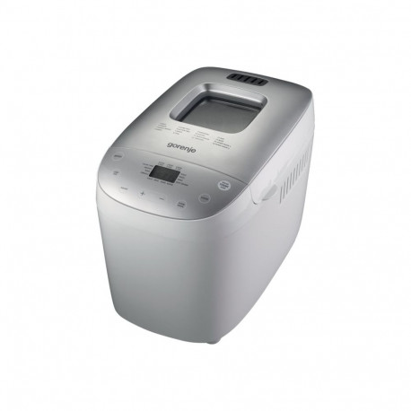 Gorenje BM1600WG leivaküpsetaja 850 W 16 programmi LCD-ekraan valge/hõbedane