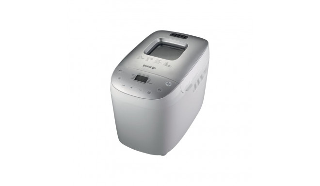 Gorenje | Leivaküpsetaja | BM1600WG | Võimsus 850 W | Programmide arv 16 | LCD ekraan | Valge/Hõbe