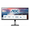 LCD Monitor|AOC|34 "|3440 x 1440 pixels|UltraWide Quad HD|Native aspect ratio 21:9|LCD|Flat|U34V5C/B