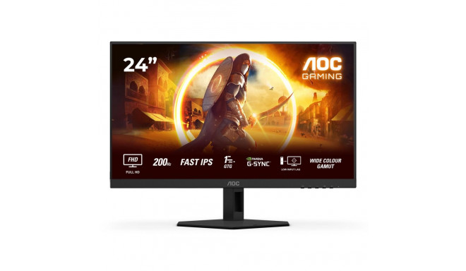LCD Monitor|AOC|23.8 "|1920 x 1080 pixels|Full HD|Native aspect ratio 16:9|LED|Flat|24G4HRE