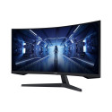 LCD Monitor|SAMSUNG|Odyssey G5|34"|Gaming/Curved/21 : 9|Panel VA|3440x1440|21:9|1 ms|Tilt|Colour Bla