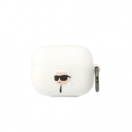 Karl Lagerfeld Karl Lagerfeld KLAPRUNIKH AirPods Pro cover white/white Silicone Karl Head 3D