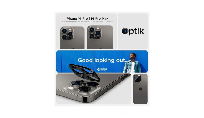 Spigen Spigen Optik.tR Camera Protector for iPhone 14 Pro / Pro Max / 15 Pro / Pro Max / 16 Pro / Pr