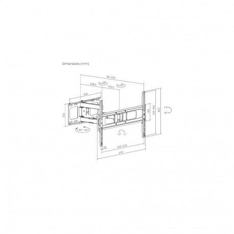 TV WALL MOUNT LPA80-463D
