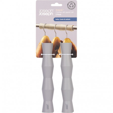 Joseph Joseph Orderly Set 2-pcs Grey Clothes Rail Large Spacer