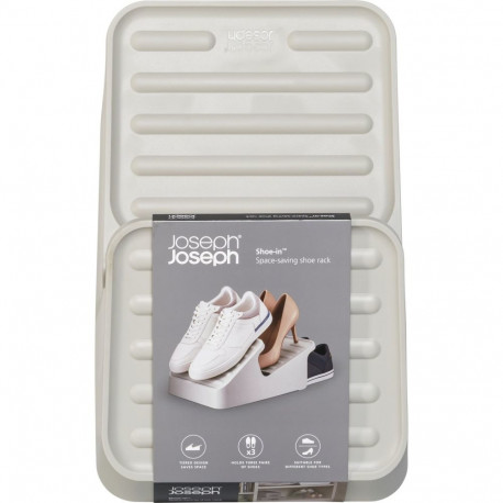 Joseph Joseph Shoe-In Space-saving Ecru Shoe Rack