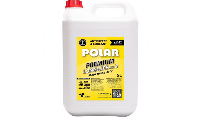 Jahutusvedelik VCS-2 -37C kollane Polar 5L