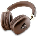 Guess Triangle Logo Over-Ear Headphones - Brown