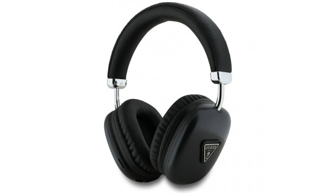 Guess Metallic Triangle Logo Over-Ear Headphones - Black