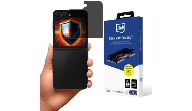 3mk Silky Matt Privacy Screen Protector for Samsung Galaxy Z Flip 6/7 FE