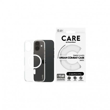 CARE by PanzerGlass Flagship Case iPhone 16 Plus 6.7" white/white MagSafe 1339