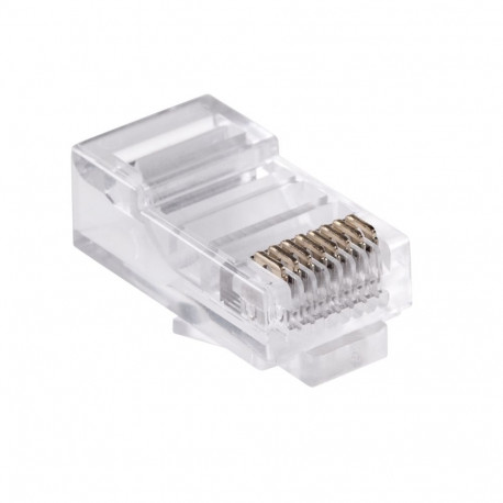 Wtyk telefon. RJ45 8P 8C(drut) (50 tk.)