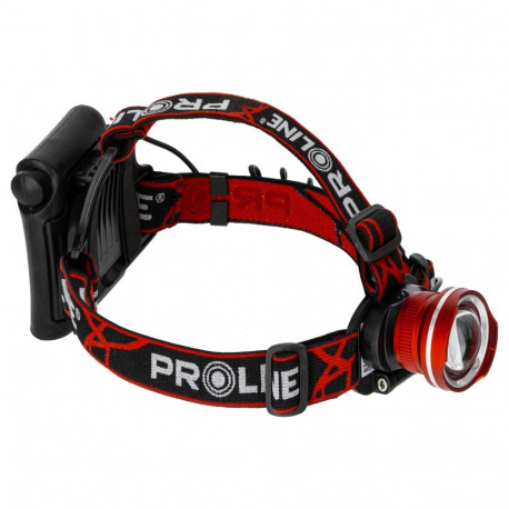 Latarka czołowa 300lm. alu., 4xaa, zoom, proline