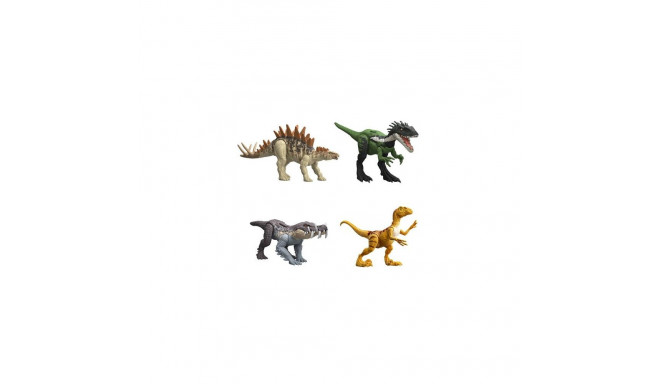 Jurassic World Strike Attack Dinosaur Action Figure Toys with Single Strike Action, Movable Joints