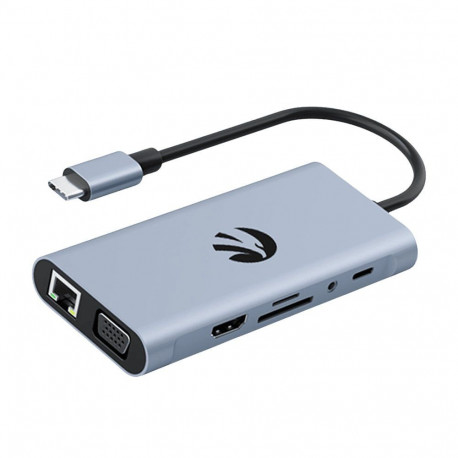 Hawk HW-HUB801 8in1 Adapter USB-C