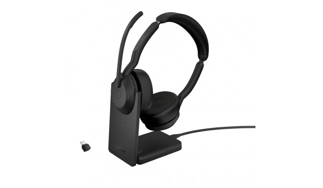 Jabra Evolve2 55 UC Stereo W. Stand USB-C