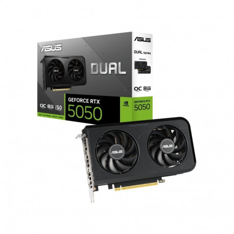 Graphic card GeForce RTX 5050 DUAL 8GB OC GDDR6 128BIT 3DP/HDMI