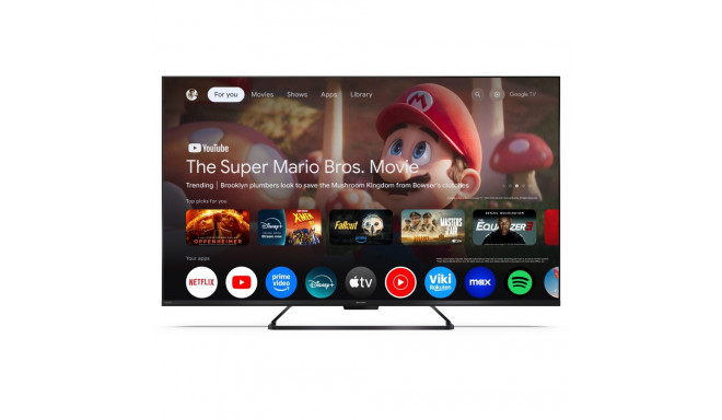 Sharp | 50HR7265E | 50 | Smart TV | Google TV | Black