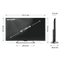 Sharp | 50HR7265E | 50 | Google TV | Black