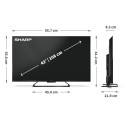Sharp | 43HR7265E | 43 | Google TV | Black