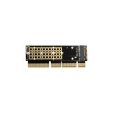 AXAGON PCEM2-1U PCI-E 3.0 16x – M.2 SSD NVMe kuni 80mm SSD madala profiiliga 1U