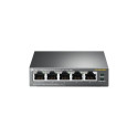 TP-LINK | Switch | TL-SG1005P | Unmanaged | Desktop | Gigabit Ethernet (copper) ports quantity 5 | P