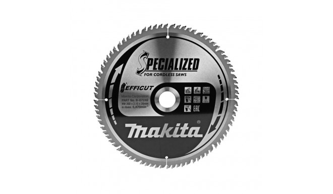 puulõikeketas Makita 260X2 15X30.0