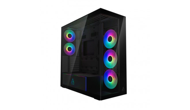 Case|ARCTIC|Xtender (Mirror Black)|MidiTower|Case product features Transparent panel|Not included|Co