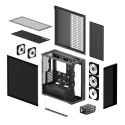 Case|ARCTIC|Xtender (Mirror Black)|MidiTower|Case product features Transparent panel|Not included|Co