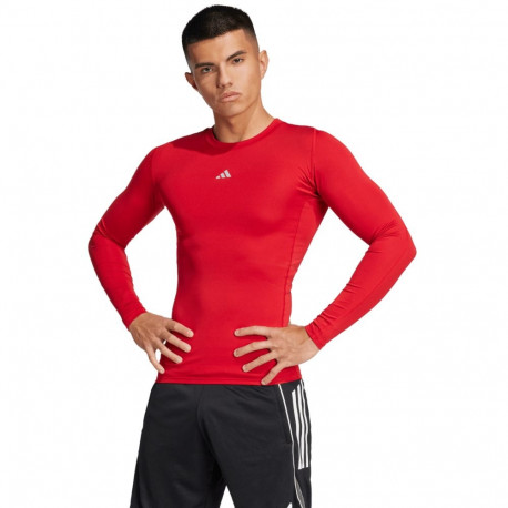adidas meeste pikkade varrukatega särk Techfit JP2926 2XL, punane