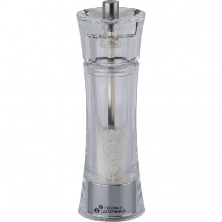 Zassenhaus salt mill Aachen Acryl Glass, 18 cm