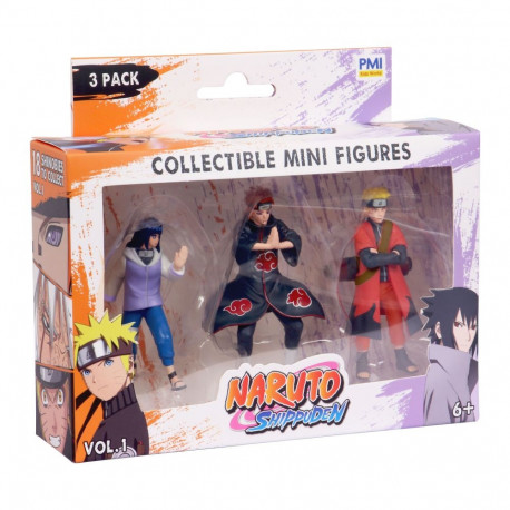 NARUTO Collectible figures 3-pack, 7 cm
