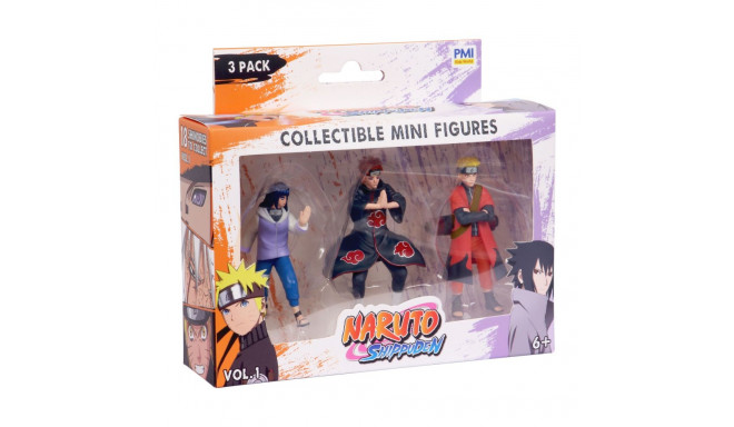 NARUTO figuuride 3-pakk, 7 cm