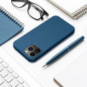 SILICONE case for IPHONE 17 blue
