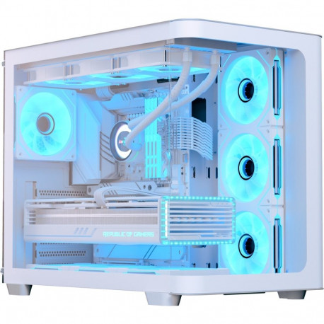 Aerocool P500C-G-WT-v1, tower case (white, Tempered Glass x 3)