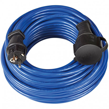 BREMAXX Outdoor-Verlängerungskabel, 25 Meter (blau)