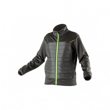 LEVIN hübriidsoojustusega fliisjope, must L (52)