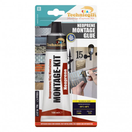 Montaažiliim tugev, neopreen Technicqll 100ml