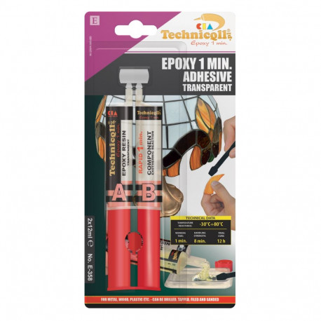 1-minuti epoksiidliim 2x12ml
