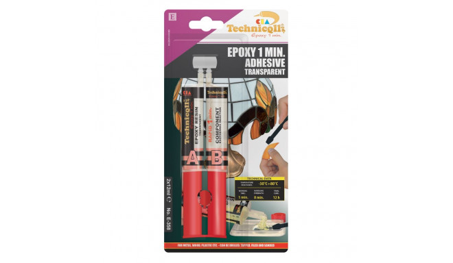 1-minuti epoksiidliim Technicqll 2x12ml