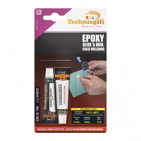 5-min epoksiidliim 2x5ml