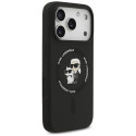Karl Lagerfeld Silicone Karl&Choupette Ring MagSafe Case for iPhone 17 Pro - Black Karl Lagerfeld Silicone Karl&Choupette Ring MagSafe Case for iPhone 17 Pro - Black