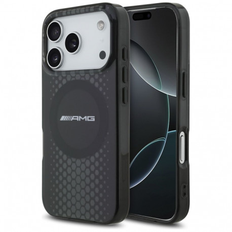 AMG Double Layer Transparent Graphics MagSafe Case for iPhone 17 Pro - Black