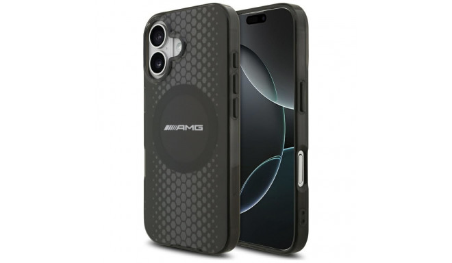 AMG Double Layer Transparent Graphics MagSafe case for iPhone 17 - black