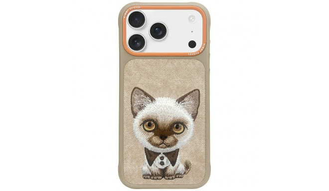 Nimmy Big Eyed Pet 2.0 Cat case for iPhone 17 - beige